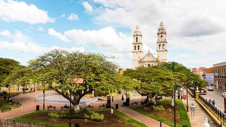 Centrale plein Campeche Mexico