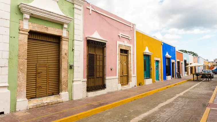 Kleurrijke straten in Mexico