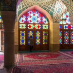 Iran bezienswaardigheden: Nasir al-Molk Moskee Shiraz, Iran