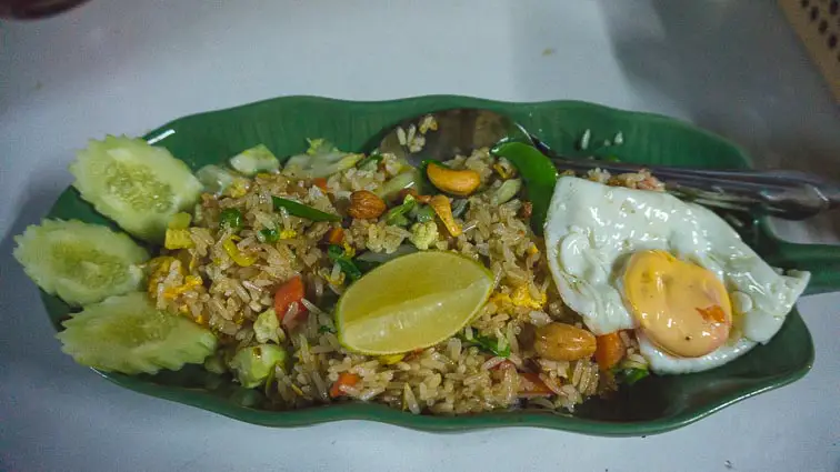 Fried rice in Thailand