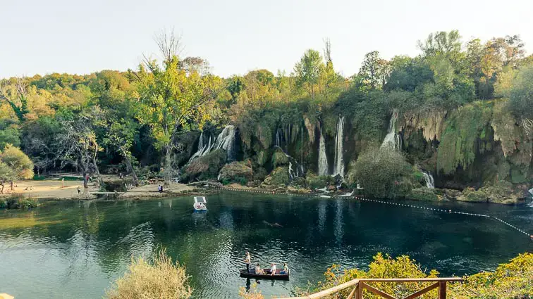 Mooiste watervallen: Kravica watervallen Bosnië-Herzegovina