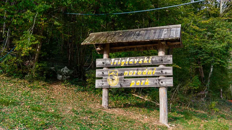Tolmin kloof in Triglav Nationaal Park Slovenië