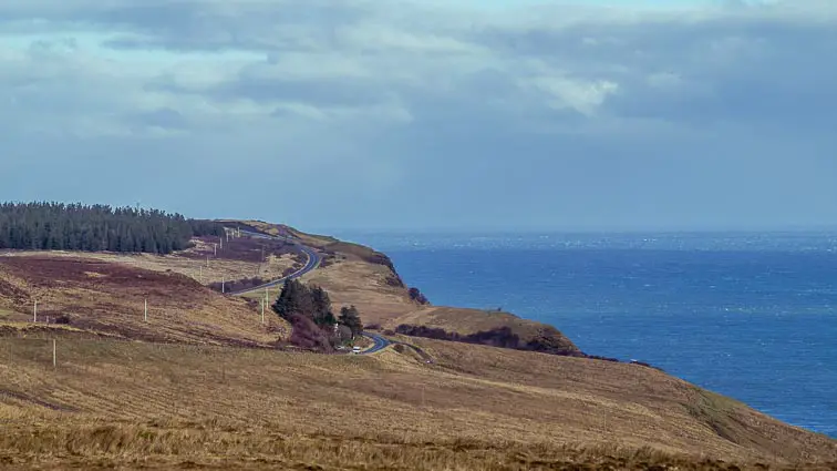 Kliffen Isle of Skye, Schotland