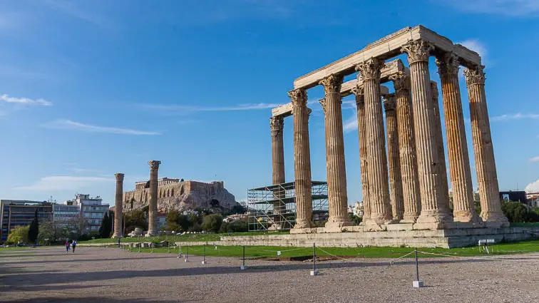tempel van de Olympische Zeus