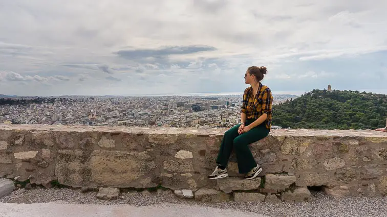Uitzicht Akropolis Athene