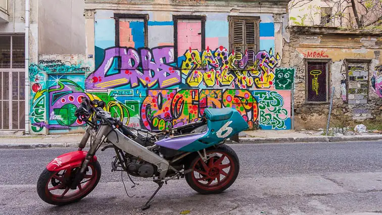 Street art in Gazi Athene
