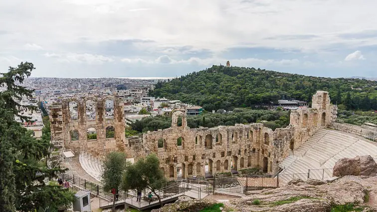 Odeon van Herodes Atticus Akropolis