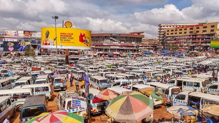 Lokale markt Kampala