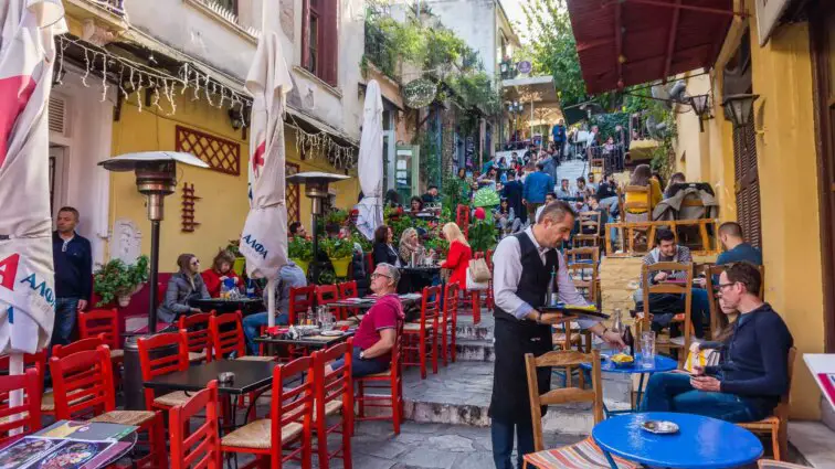 Eten en drinken in Athene