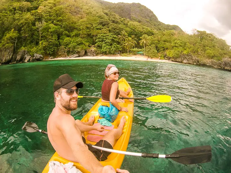 Kayakken Bacuit Archipel Filipijnen