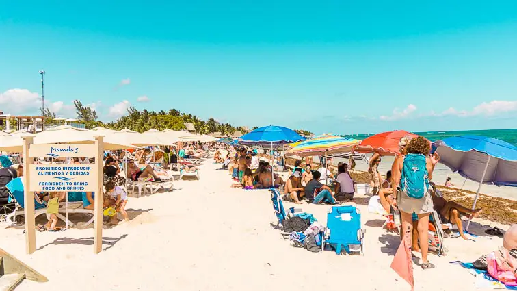 Strand Playa del Carmen, Yucatán