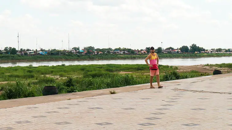 Mekong Rivier Vientiane