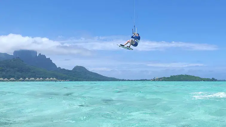 Kiten in Frans Polynesië