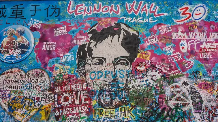 John Lennon Wall Praag