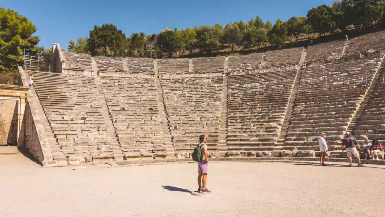 Theater van Epidaurus in Griekenland