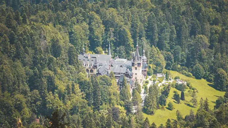 Peleş Castle in Transsylvanië