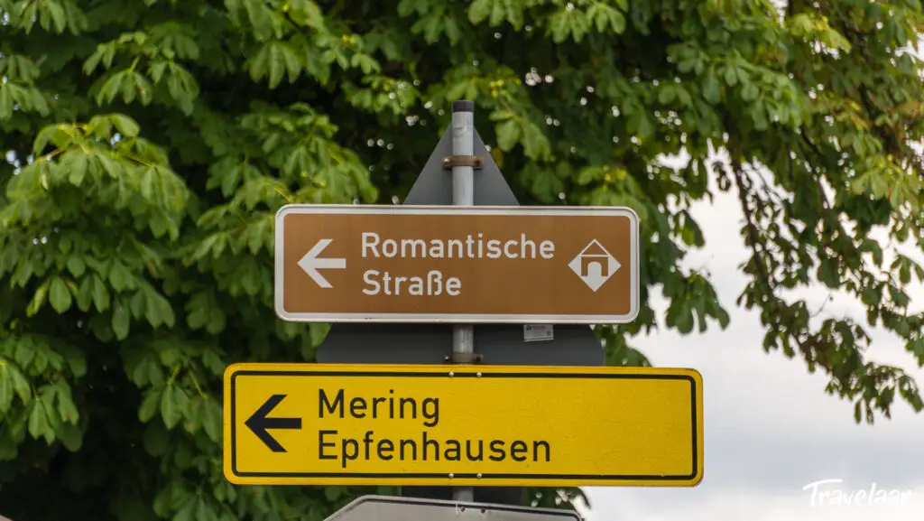 Romantische Strasse autoroute in Duitsland