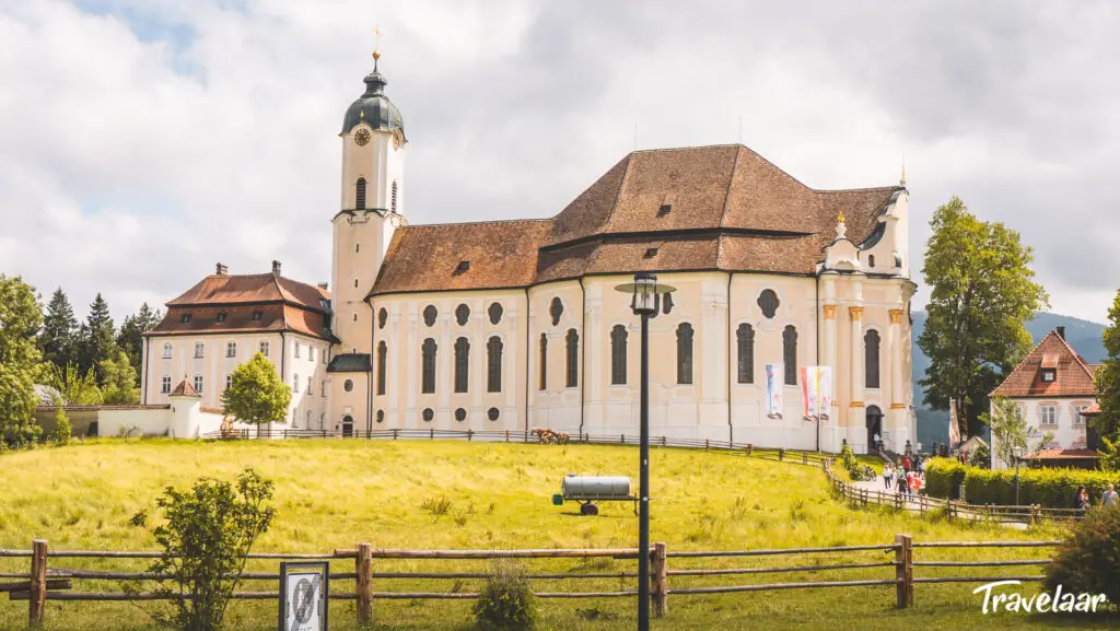 Wieskirche in Bieren bezoeken tijdens een roadtrip langs de Romantische Strasse